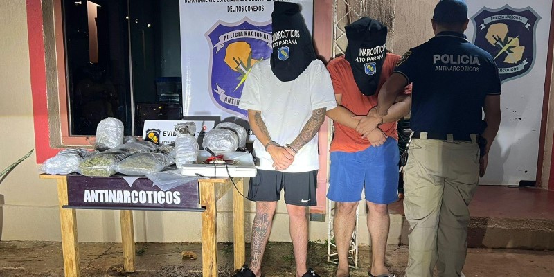 Dois brasileiros são presos em flagrante por trafico de drogas em Ciudad Del Este